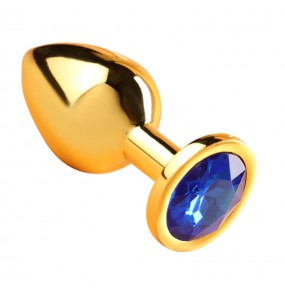 MizzZee - Gold Plated Diamond Anal Butt Plug (Medium Size)